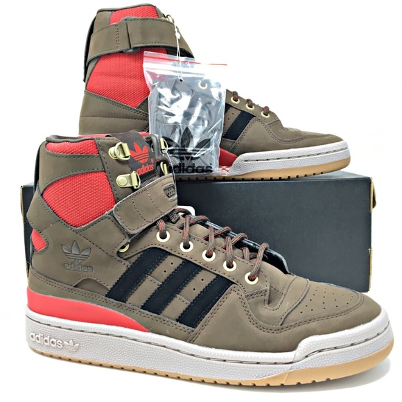 adidas Other - HP🎈Adidas Forum HI OG Suede Brown High Top NEW